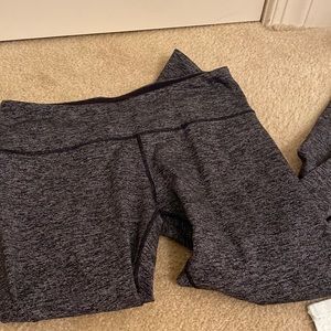 Striped workout pants with pocket